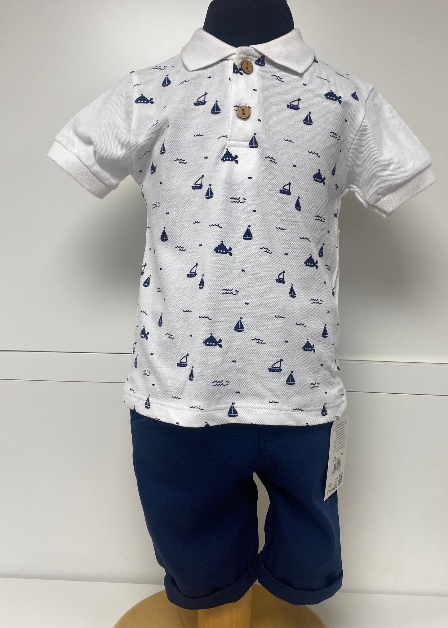 Boys Sailor Outfit 2 Piece Set