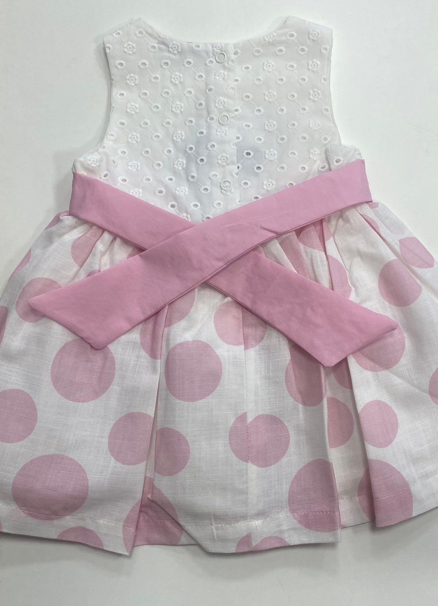 Polka Dot Dress W Bow