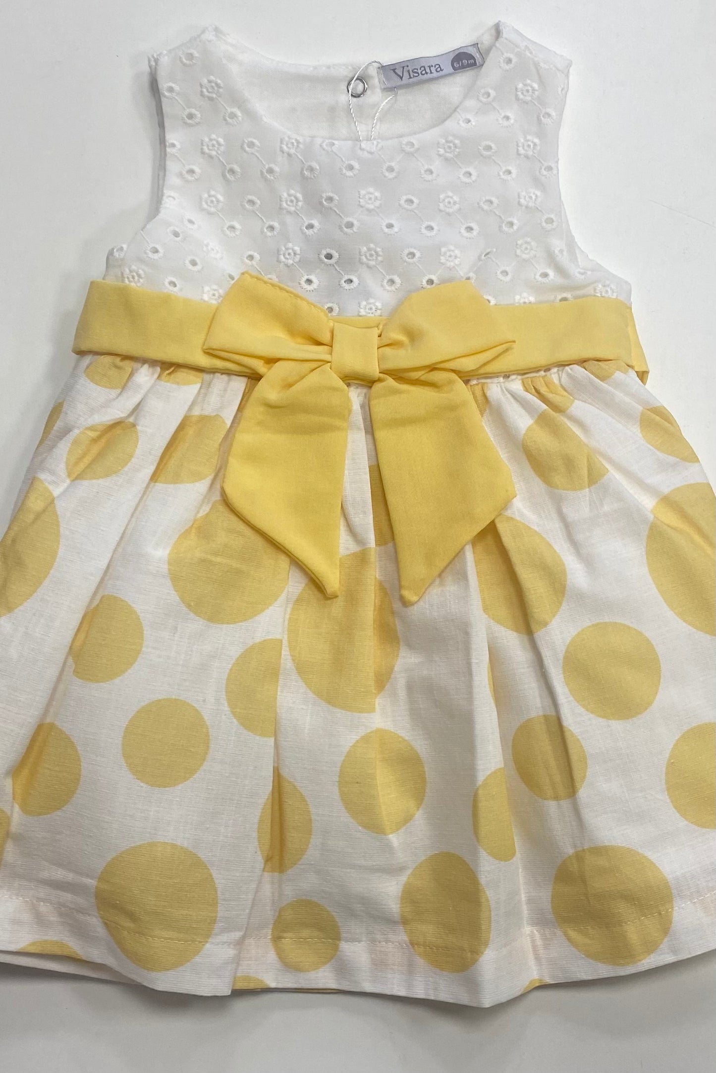 Polka Dot Dress W Bow