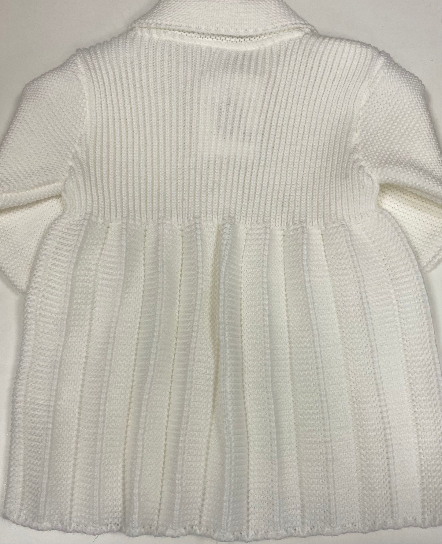 Girls Cream Pearl Cardigan