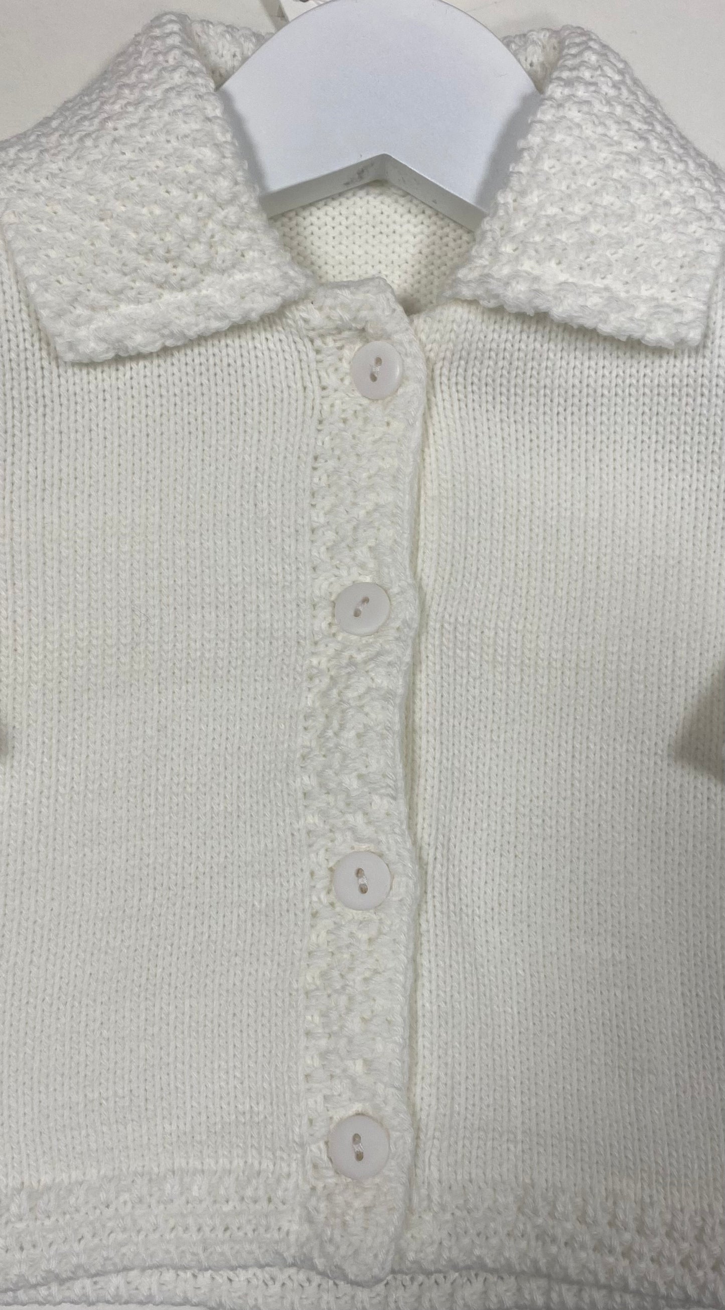 Neutral Portugese White Cardigan