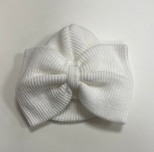 Girls Knitted Bow Hat