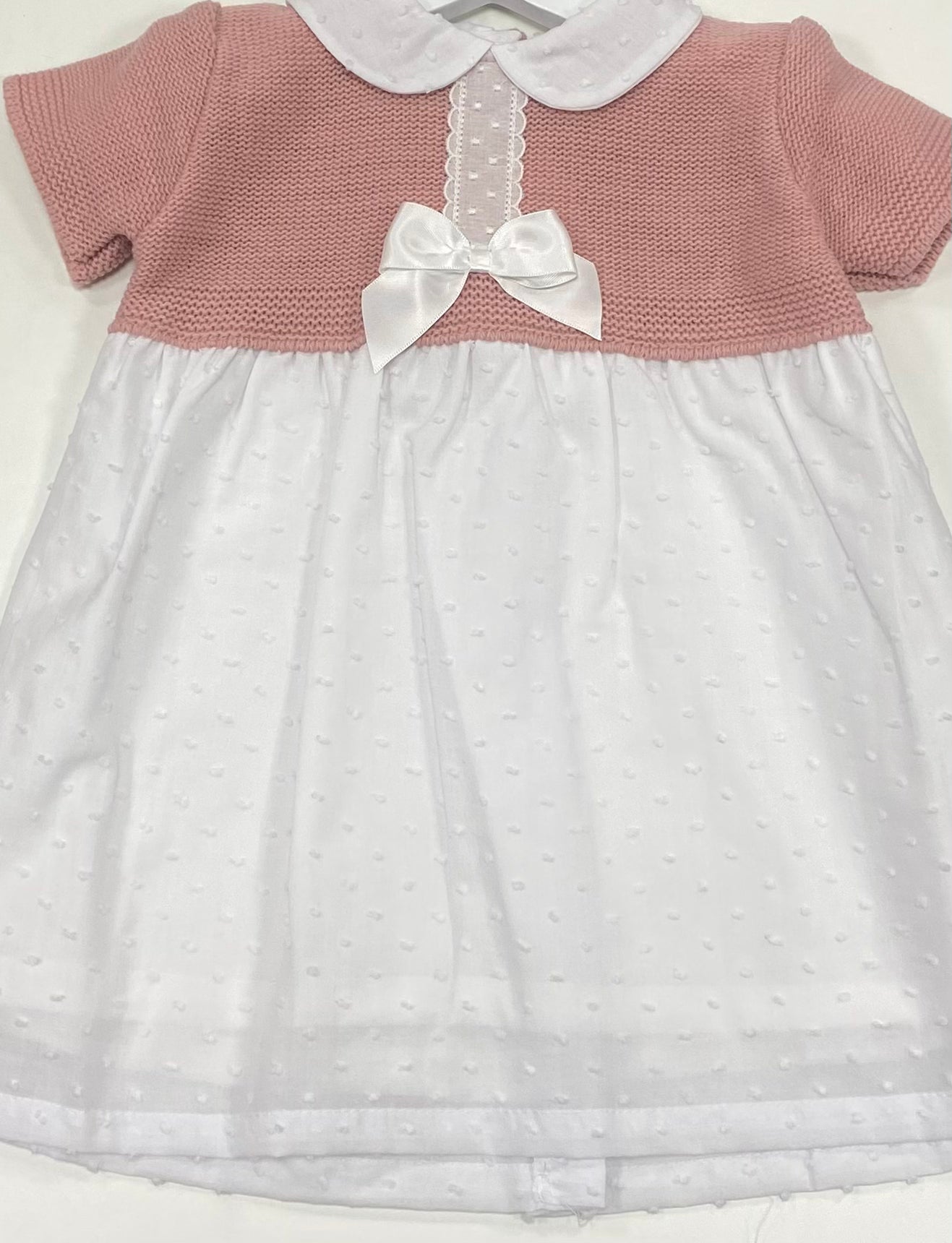 Girls Dusk Pink Dress W/ Bow