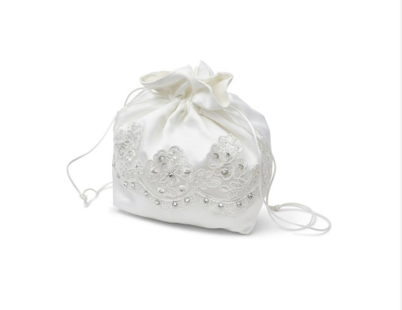 Diamonte Lace Design Bag