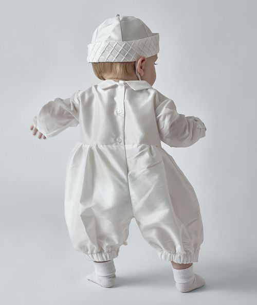 Peter christening romper